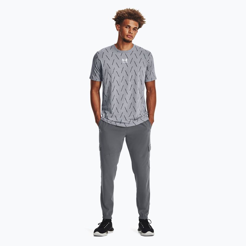 Pantaloni pentru bărbați Under Armour Stretch Woven Cargo pitch gray/black 2