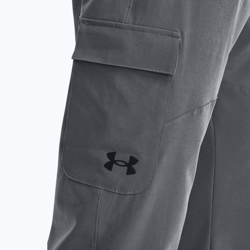 Pantaloni pentru bărbați Under Armour Stretch Woven Cargo pitch gray/black 4
