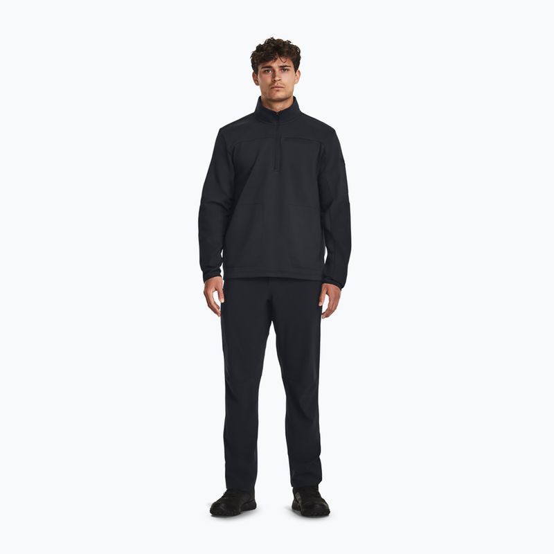 Bluză pentru bărbați Under Armour Tactical Rival Job Fleece 1/4 Zip black / black / black 2