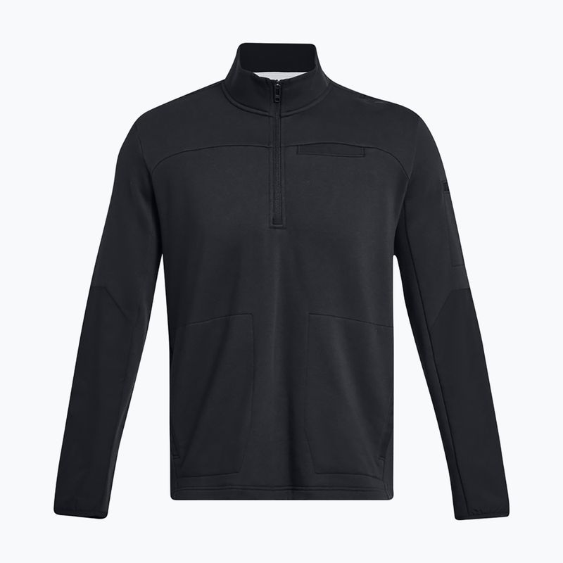 Bluză pentru bărbați Under Armour Tactical Rival Job Fleece 1/4 Zip black / black / black 5