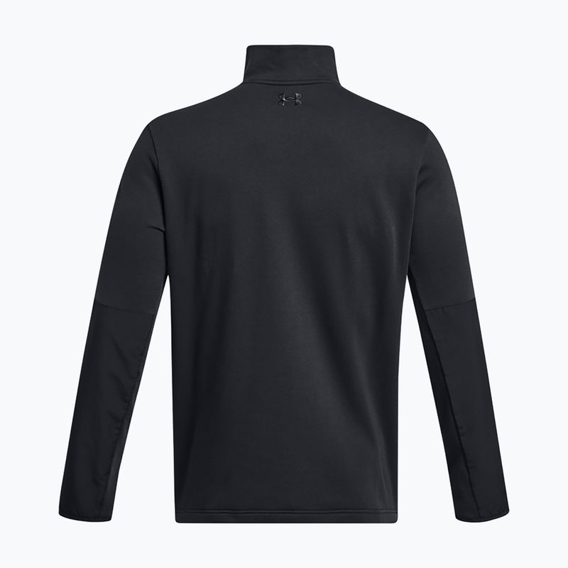 Bluză pentru bărbați Under Armour Tactical Rival Job Fleece 1/4 Zip black / black / black 6