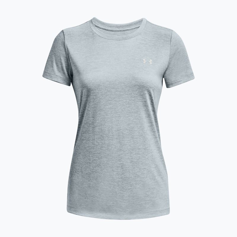 Under Armour Tech SSC tricou de antrenament pentru femei, albastru port/gravel/argintiu metalic 5