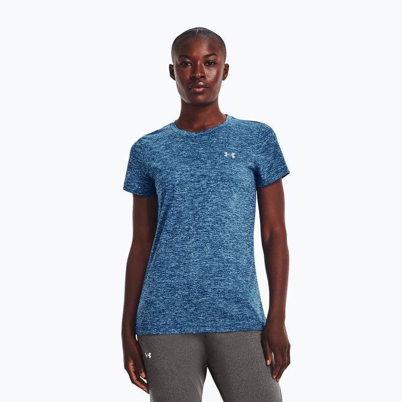 Under Armour Tech SSC tricou de antrenament pentru femei varsity blue/blizzard/metallic silver