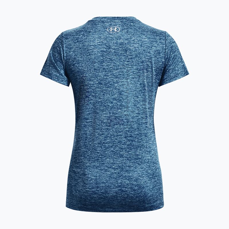 Under Armour Tech SSC tricou de antrenament pentru femei varsity blue/blizzard/metallic silver 6