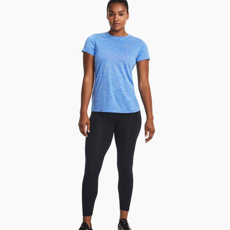 Under Armour Tech SSC tricou de antrenament pentru femei apă/alb/argintiu metalic 2