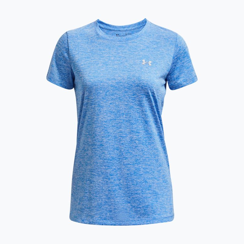 Under Armour Tech SSC tricou de antrenament pentru femei apă/alb/argintiu metalic 5