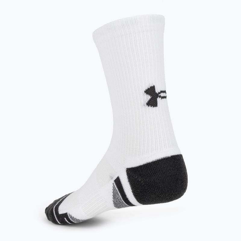 Under Armour Performance Tech 3pk șosete de echipaj alb/alb/jet gri
