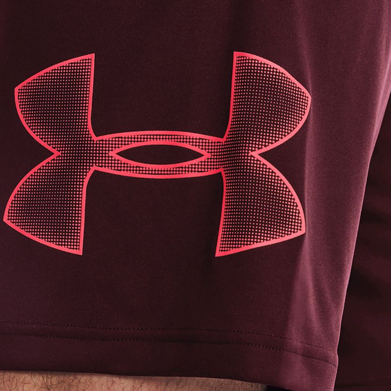 Pantaloni scurți de antrenament Under Armour Tech Graphic pentru bărbați maro închis/beta 4