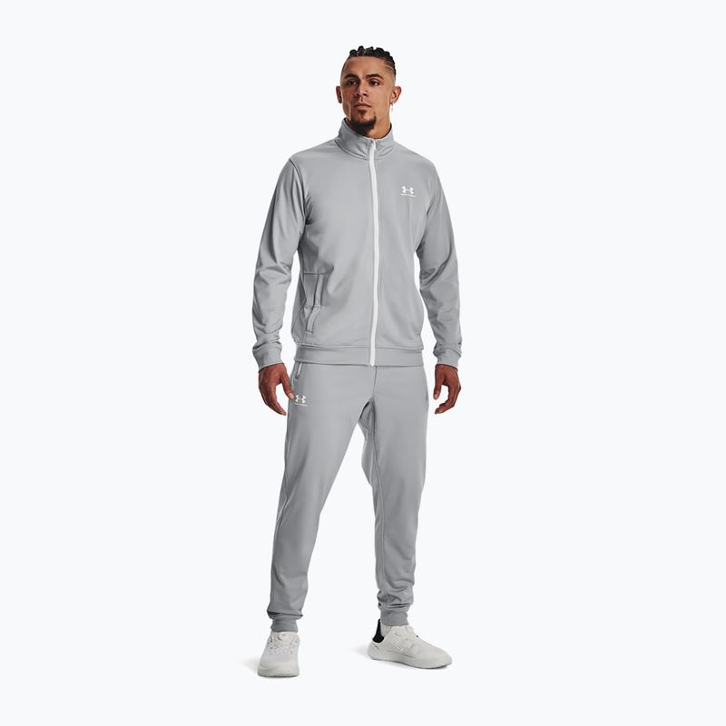 Bluză pentru bărbați Under Armour Sportstyle Tricot mod gray/white 2
