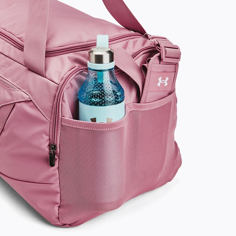 Geantă Under Armour Undeniable 5.0 Duffle M 58 l pink elixir/white 5