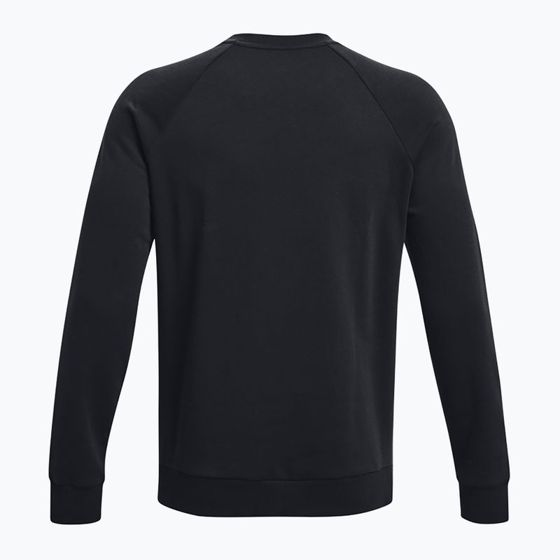 Bluză pentru bărbați Under Armour Rival Fleece Crew black/white 6