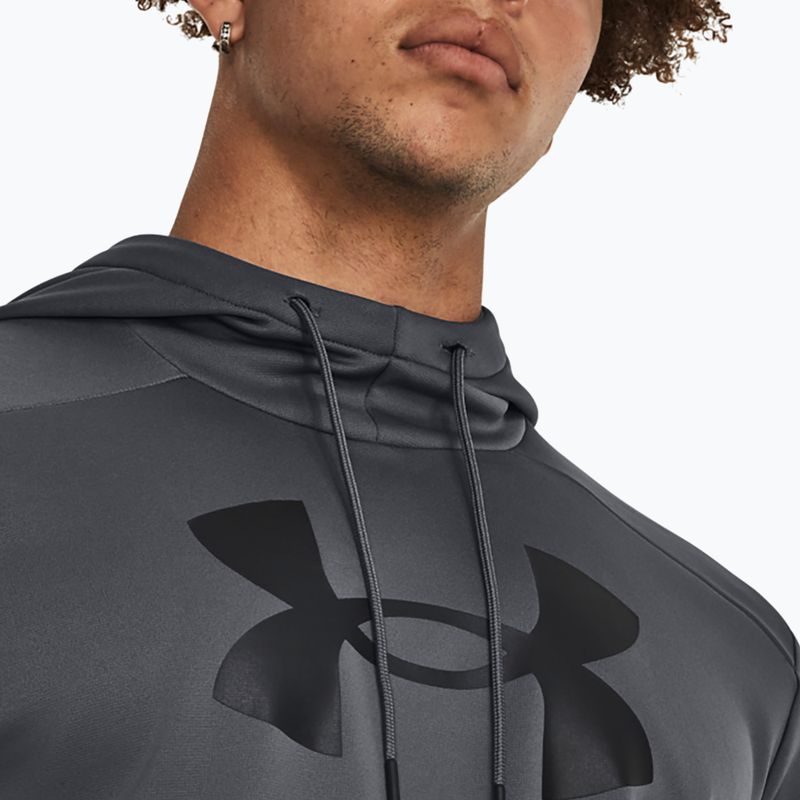 Tricou Under Armour Fleece pentru bărbați Under Armour Fleece Big Logo HD pitch gri/negru 3