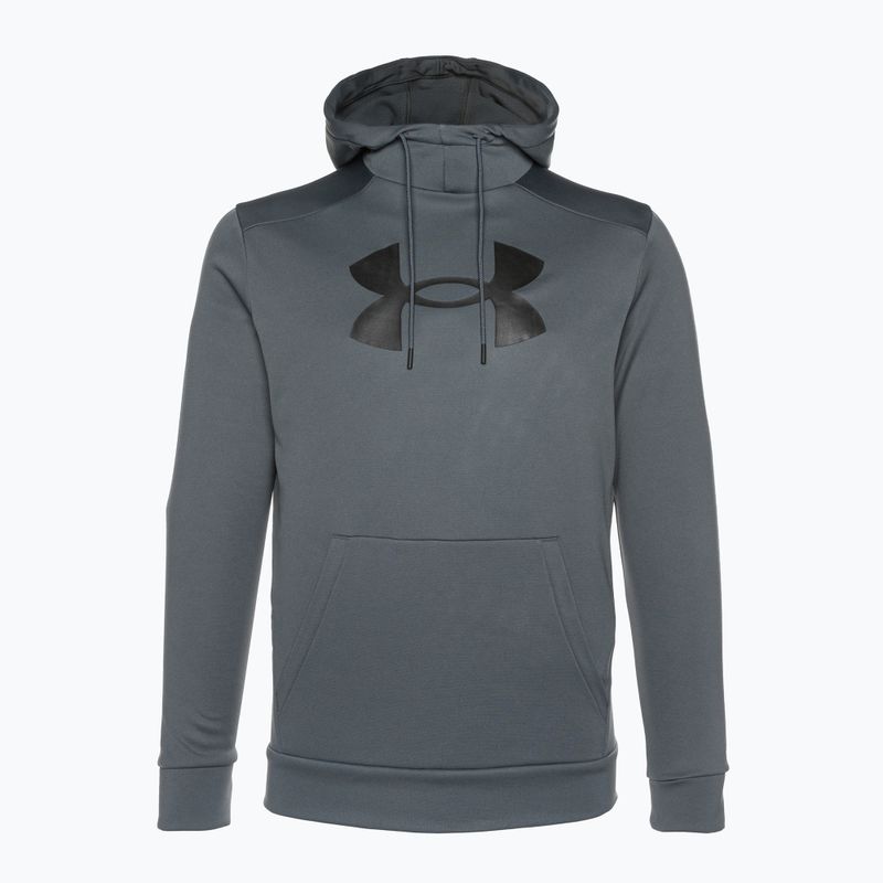 Tricou Under Armour Fleece pentru bărbați Under Armour Fleece Big Logo HD pitch gri/negru 4