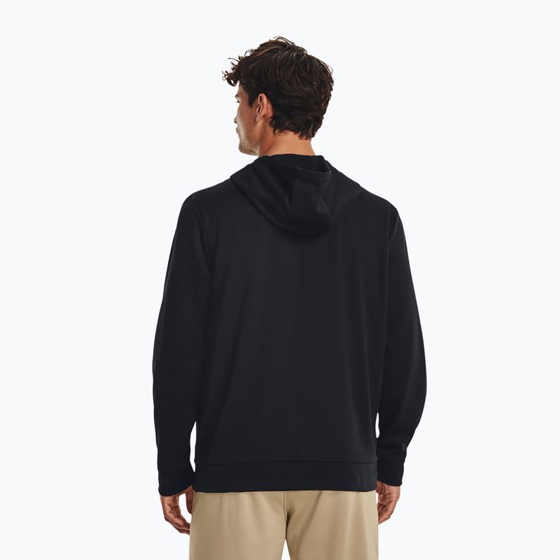 Hanorac Under Armour Fleece Fleece Big Logo HD pentru bărbați negru/negru 2