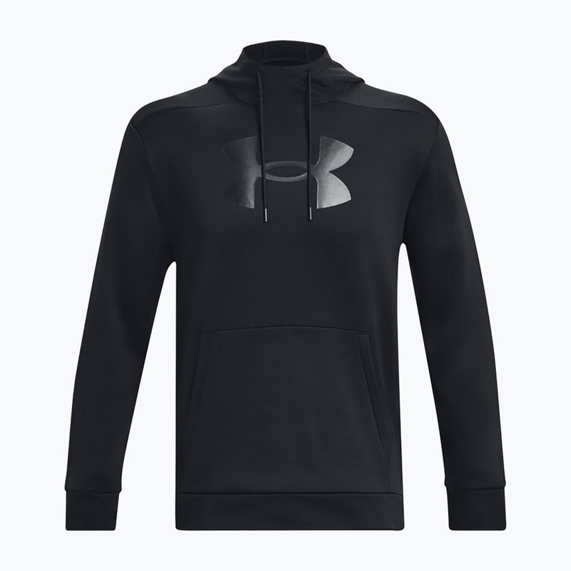 Hanorac Under Armour Fleece Fleece Big Logo HD pentru bărbați negru/negru 4