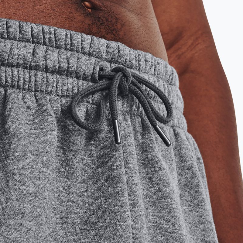 Pantaloni scurți pentru bărbați Under Armour Icon Fleece Pitch gray medium heather/white 4