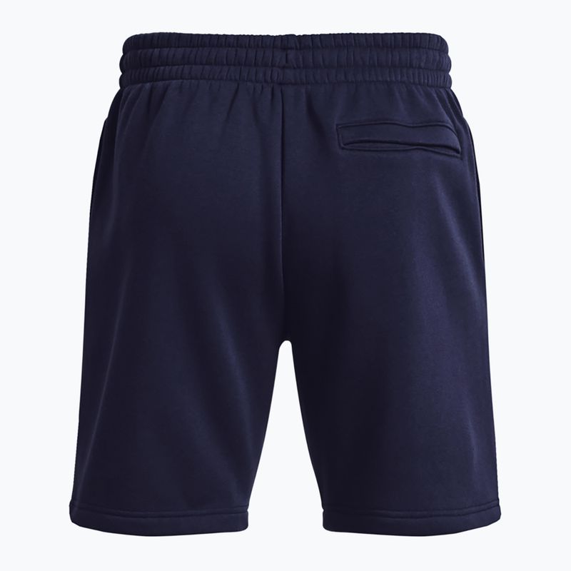 Pantaloni scurți pentru bărbați Under Armour Icon Fleece midnight navy/white 2