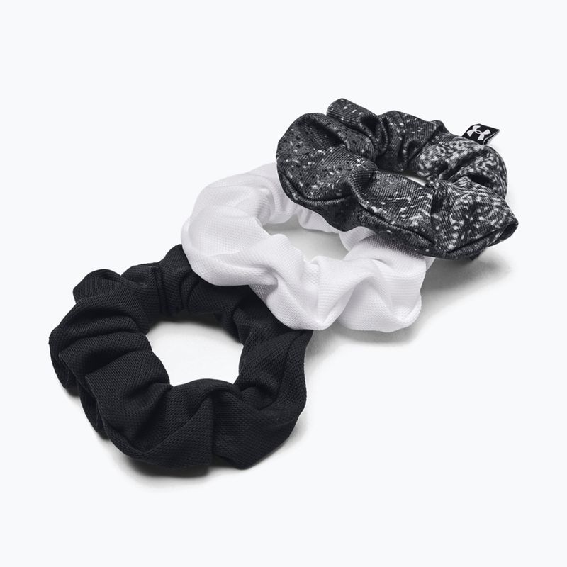 Under Armour Blitzing Blitzing Scrunchie elastice de păr 3 buc negru/alb/alb