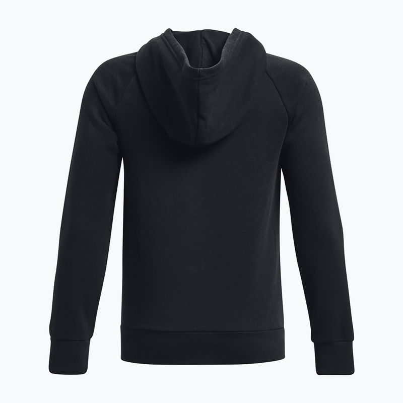Bluză pentru copii Under Armour Rival Fleece FZ Hoodie black 2