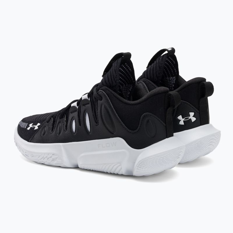 Pantofi de baschet pentru femei Under Armour W Flow Breakthru 4 negru/negru/alb 3