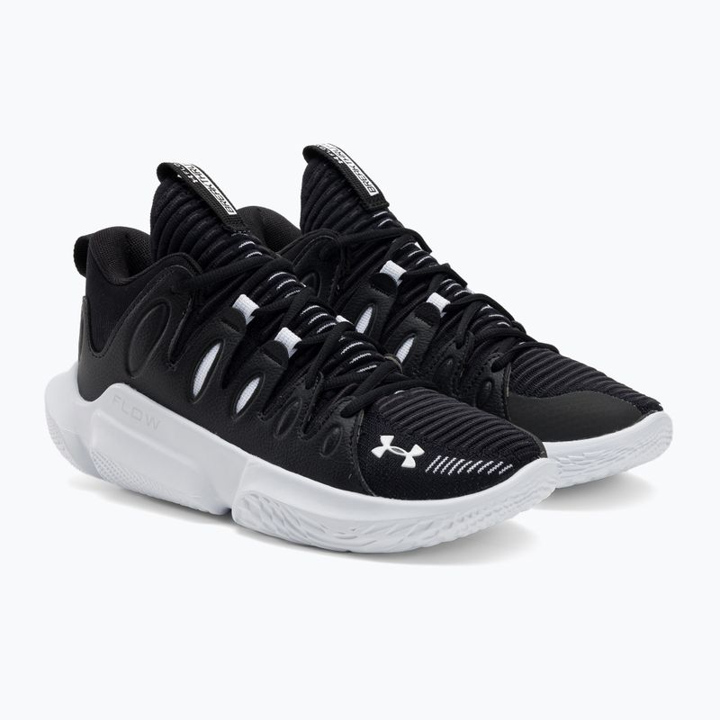 Pantofi de baschet pentru femei Under Armour W Flow Breakthru 4 negru/negru/alb 4