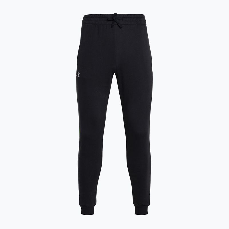 Pantaloni de antrenament pentru bărbați Under Armour Rival Fleece Joggers negru/alb negru/alb 4