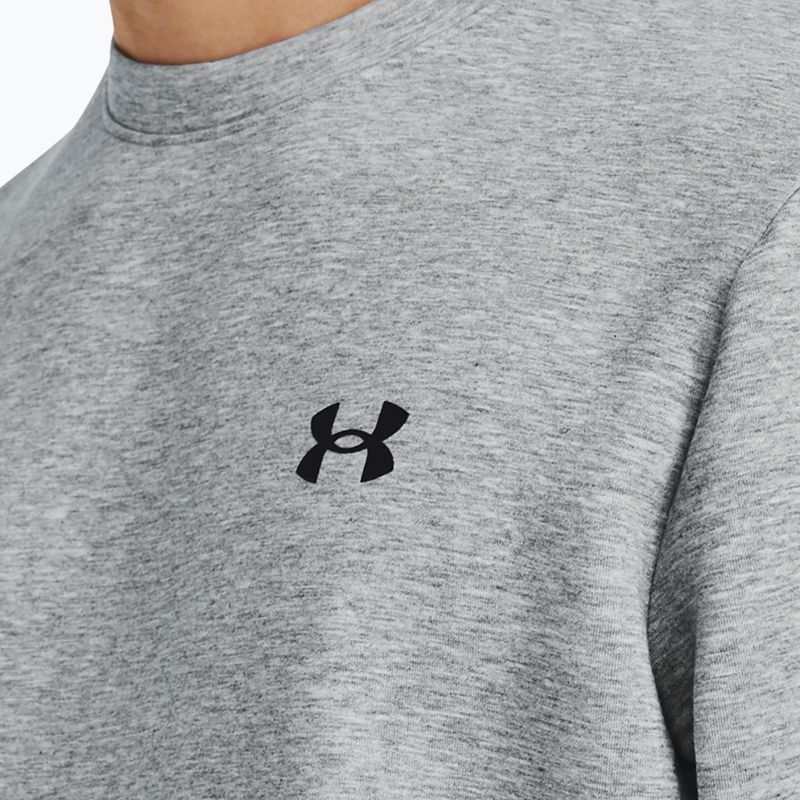 Bluză pentru bărbați Under Armour Unstoppable Fleece Crew mod gray/black 4