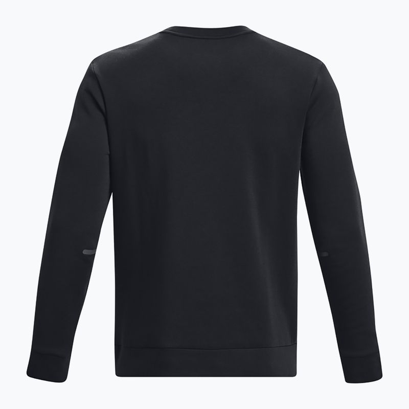 Bluză pentru bărbați Under Armour Unstoppable Fleece Crew black/black 6