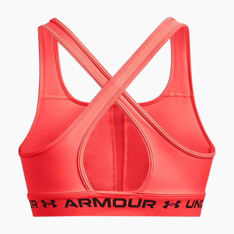 Sutien de fitness Under Armour Crossback Mid betal/negru 6