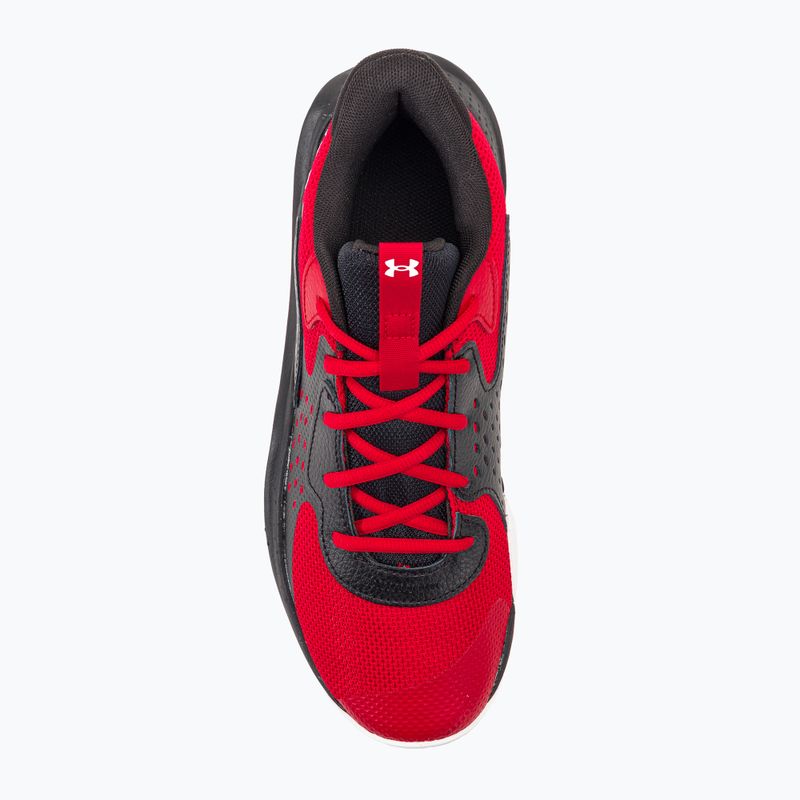 Pantofi de baschet Under Armour Jet'23 roșu/negru/alb roșu/alb 6
