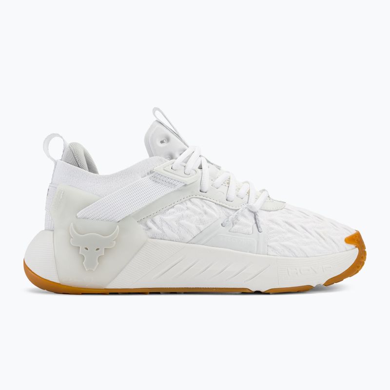 Încălțăminte de antrenament pentru bărbați Under Armour Project Rock 6 white/white/halo gray 2