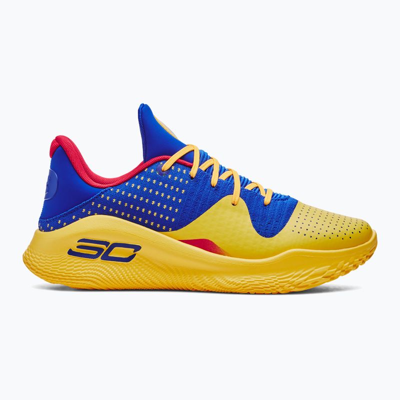 Under Armour Curry 4 Low Flotro echipa de baschet echipa royal/taxi/team royal pantofi de baschet 9
