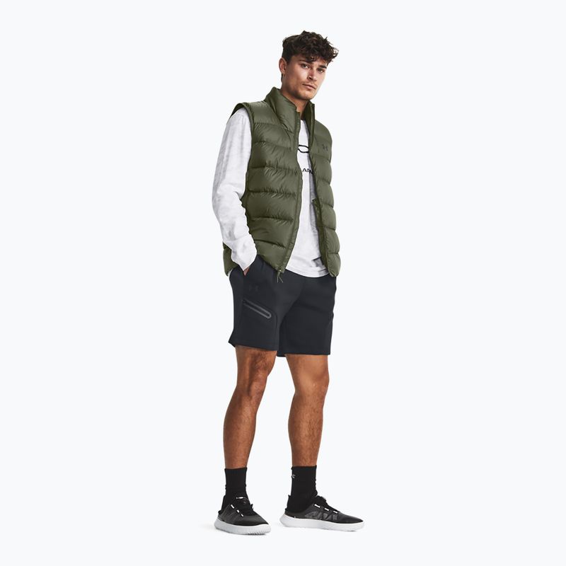 Pantaloni scurți de antrenament pentru bărbați Under Armour Unstoppable Fleece black/black 2