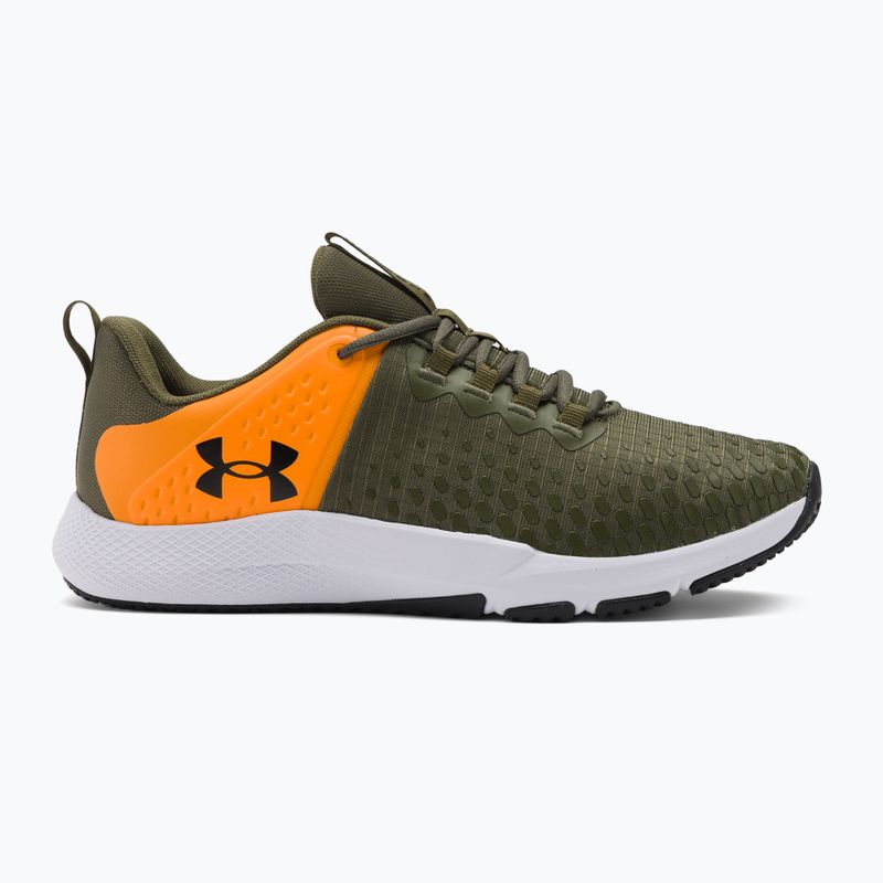 Pantofi de antrenament Under Armour Charged Engage 2 pentru bărbați marină din verde/portocaliu-formulă/negru 2