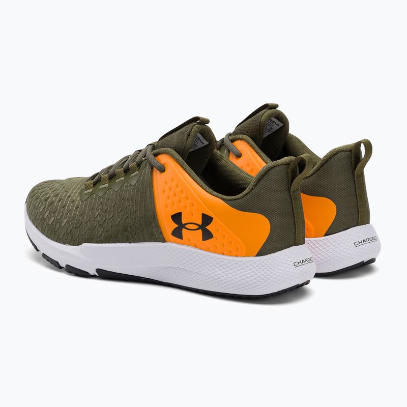 Pantofi de antrenament Under Armour Charged Engage 2 pentru bărbați marină din verde/portocaliu-formulă/negru 3