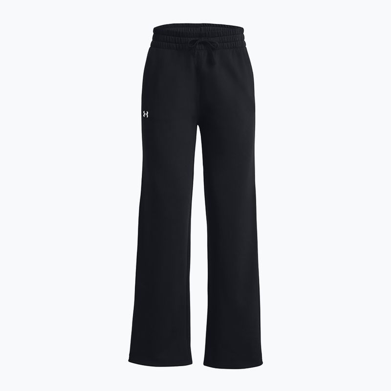 Pantaloni pentru femei Under Armour Rival Fleece Straight Mod Rack black/white 5