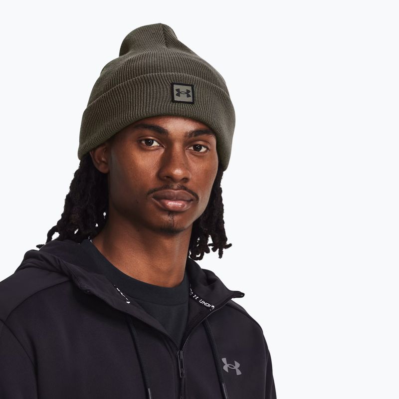 Căciulă de iarnă Under Armour Halftime Cuff marine de la green/black 3