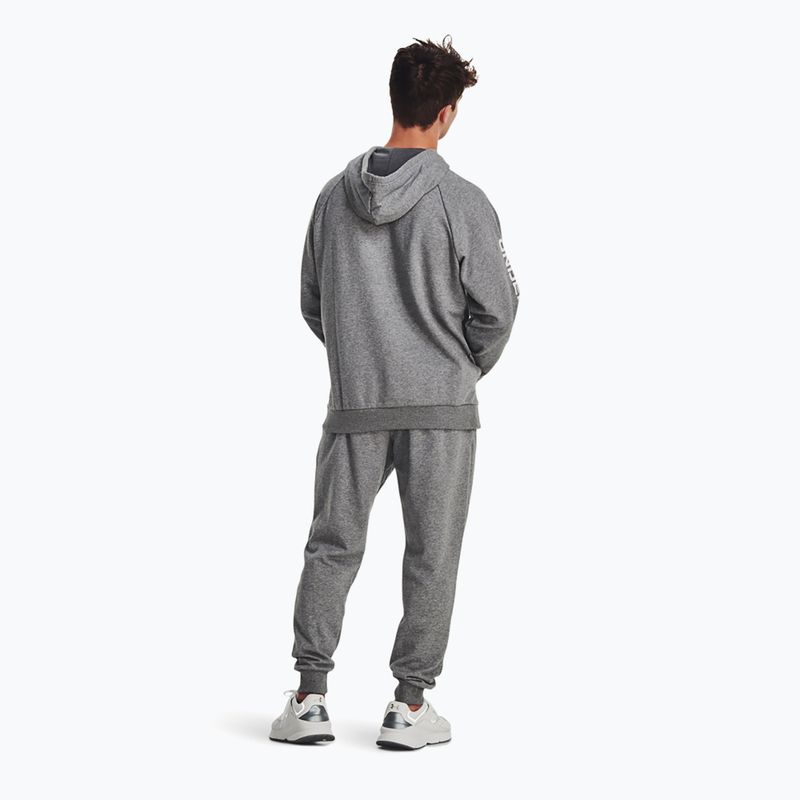 Trening pentru bărbați Under Armour Rival Fleece Suit castlerock light heather/white 2