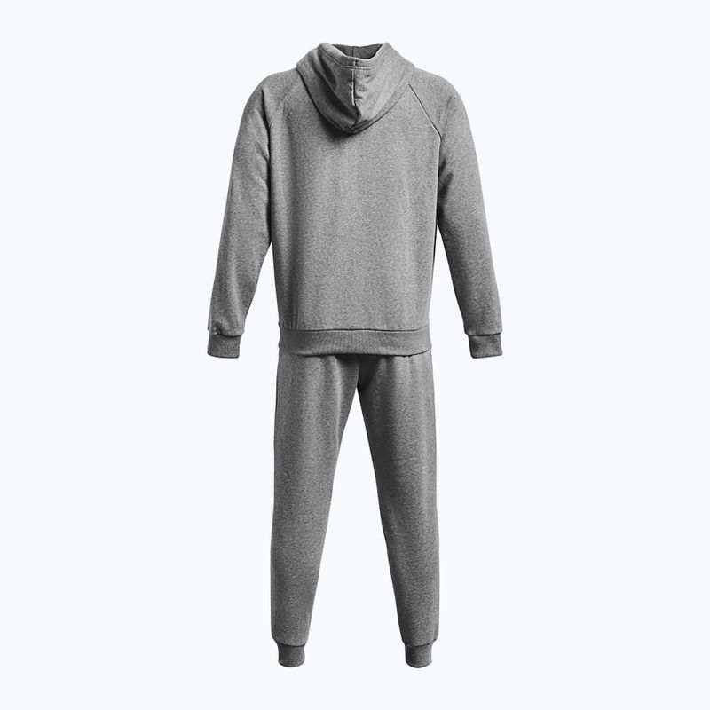 Trening pentru bărbați Under Armour Rival Fleece Suit castlerock light heather/white 6