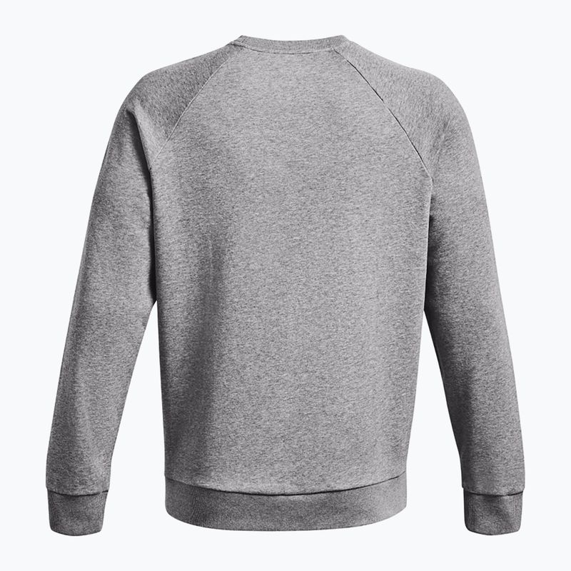 Bluză pentru bărbați Under Armour Rival Fleece Crew castlerock light heather/white 6