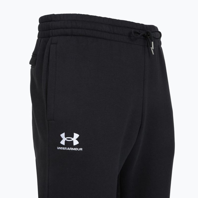 Pantaloni pentru bărbați Under Armour Icon Fleece Pant black/white 3