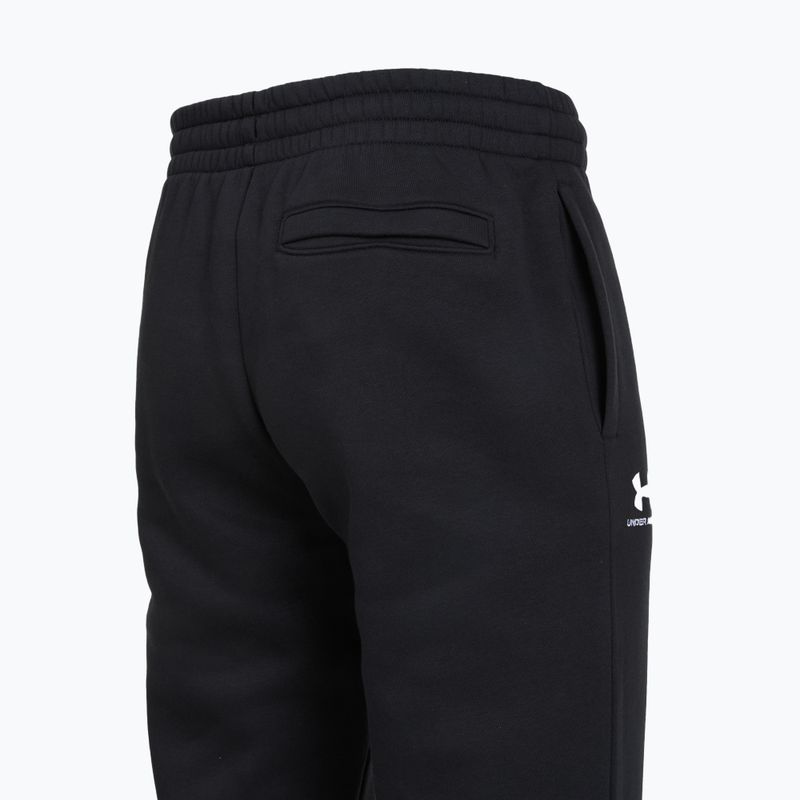 Pantaloni pentru bărbați Under Armour Icon Fleece Pant black/white 4