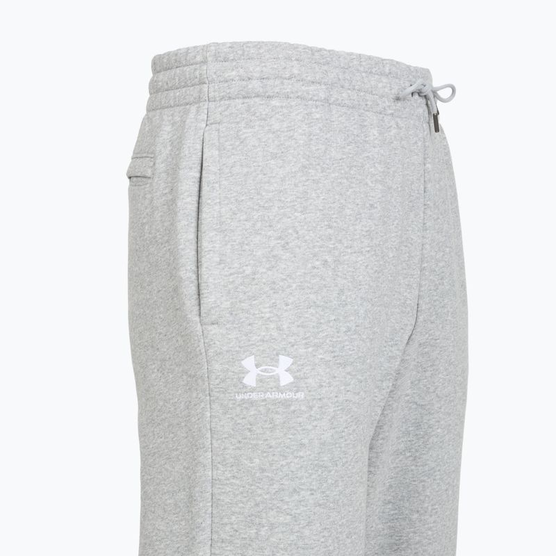 Pantaloni pentru bărbați Under Armour Icon Fleece Pant mod gray full heather/white 3