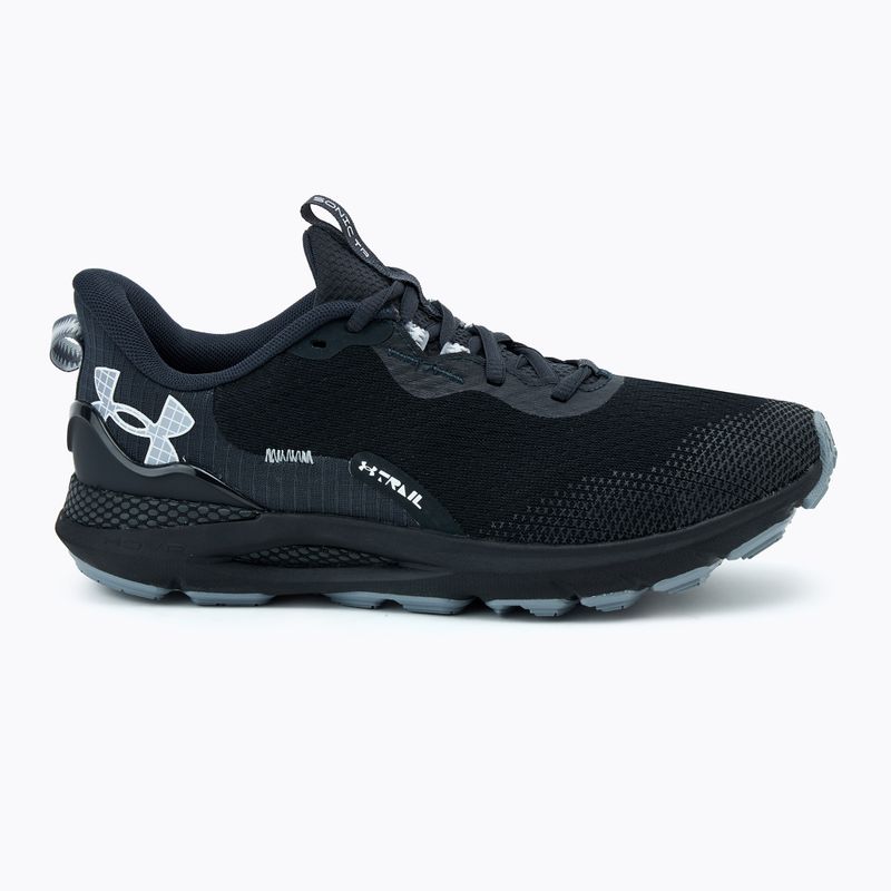 Under Armour Sonic Trail pantofi de alergare pentru bărbați negru/antracit/ oțel 2