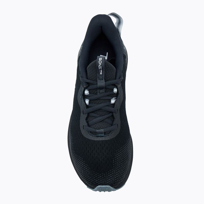 Under Armour Sonic Trail pantofi de alergare pentru bărbați negru/antracit/ oțel 5