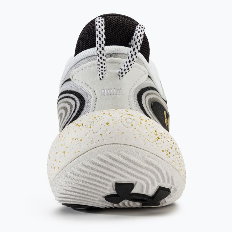 Încălțăminte de baschet Under Armour Spawn 6 white/black/metallic gold 6