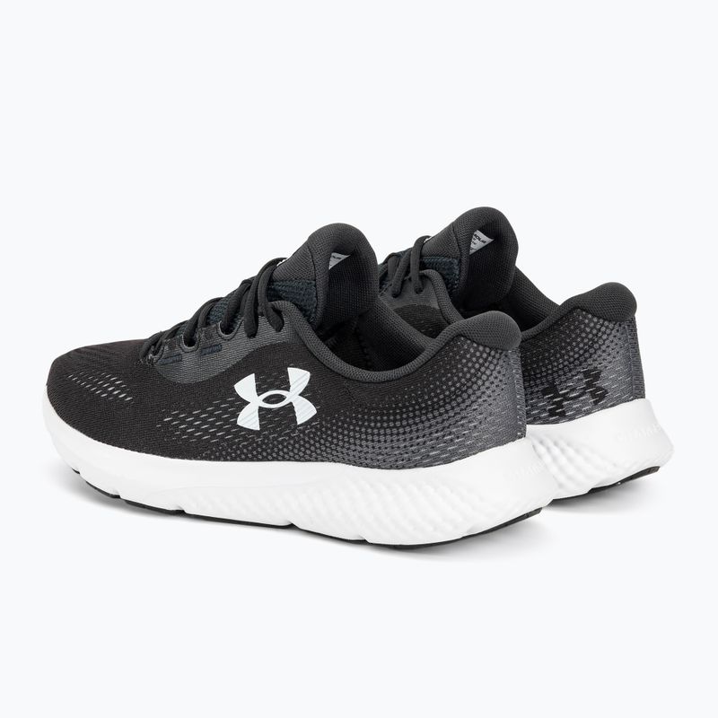 Încălțăminte de alergat pentru bărbați Under Armour Charged Rogue 4 black/white/white 3