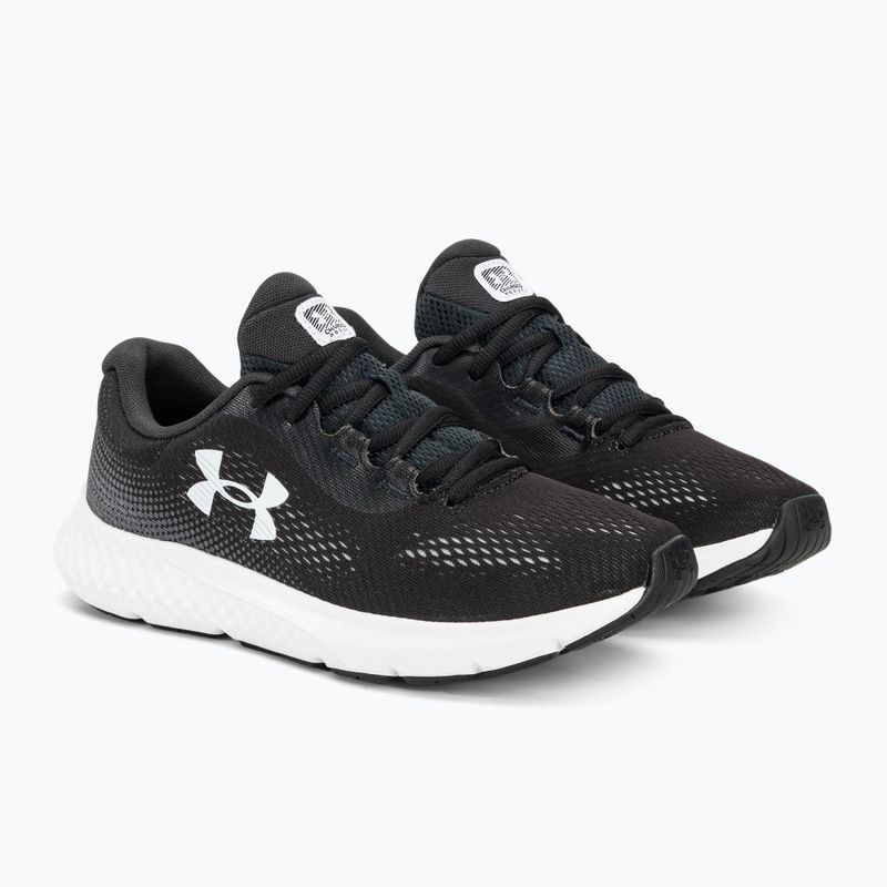 Încălțăminte de alergat pentru bărbați Under Armour Charged Rogue 4 black/white/white 4