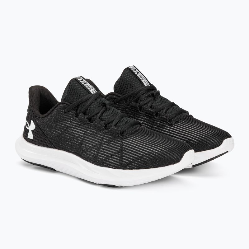 Încălțăminte de alergat pentru bărbați Under Armour Charged Speed Swift black/white/white 4