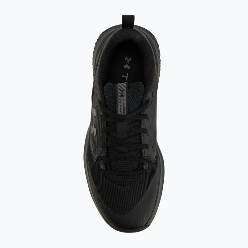 Încălțăminte de antrenament pentru bărbați Under Armour Commit 4 black/ultimate black/castlerock 5